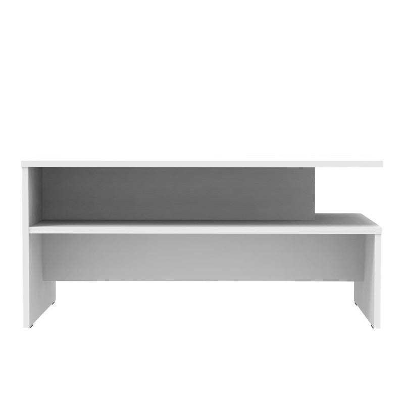 Table basse bois blanche 90x60x42,3 cm