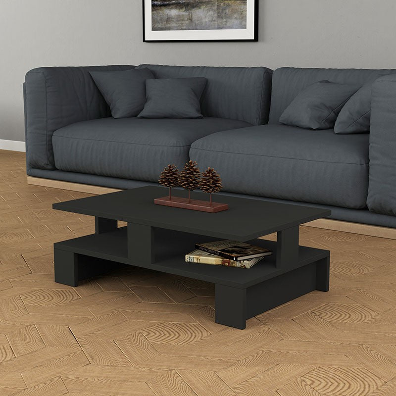 Table basse  anthracite 80x50x27,5 cm