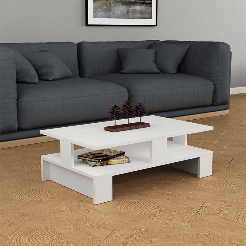 Table basse en blanche  80x50x27,5 cm