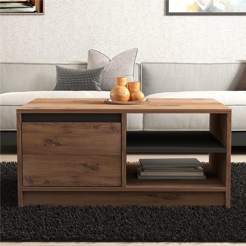 Table basse bois sonoma 90x60x45 cm