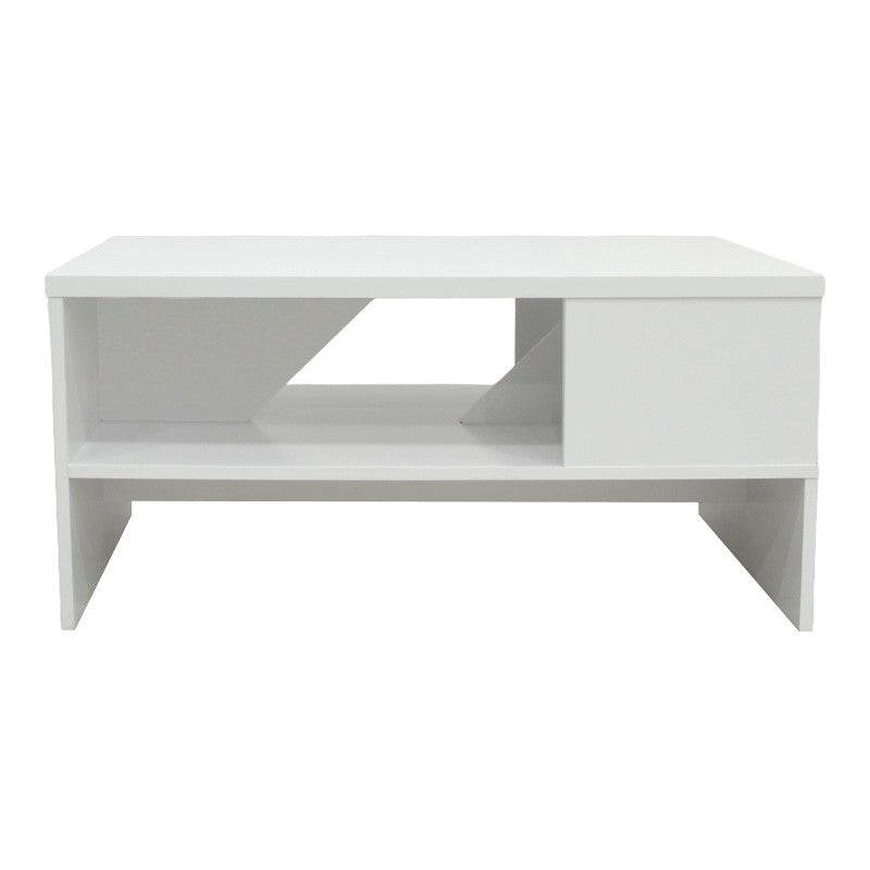 Table basse Naya blanche 93x46x43 cm