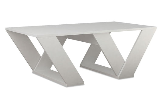 Table basse  blanche 110x60x40 cm