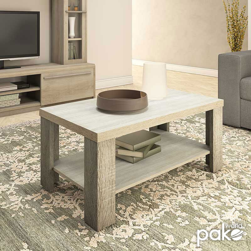 Table basse RIANO bois sonoma 89,5x49,5x42,5 cm