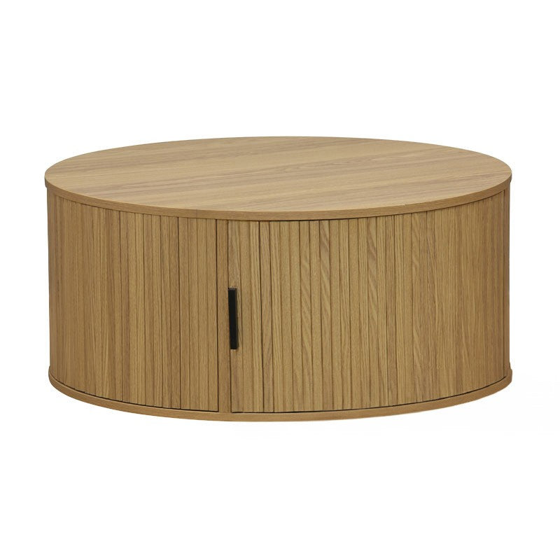 Table basse bois naturel D80x35,5cm