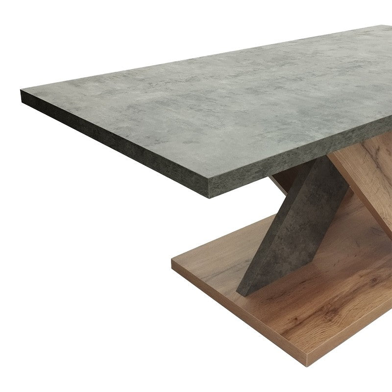 Table basse bois gris sonoma 110x55x47,5 cm