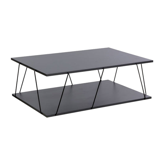 Table basse  gris foncé 90x60x30,5cm