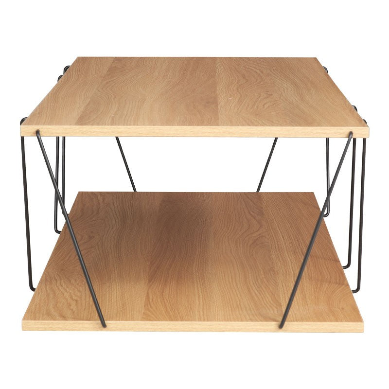 Table basse bois sonoma noir 120x50x30 cm