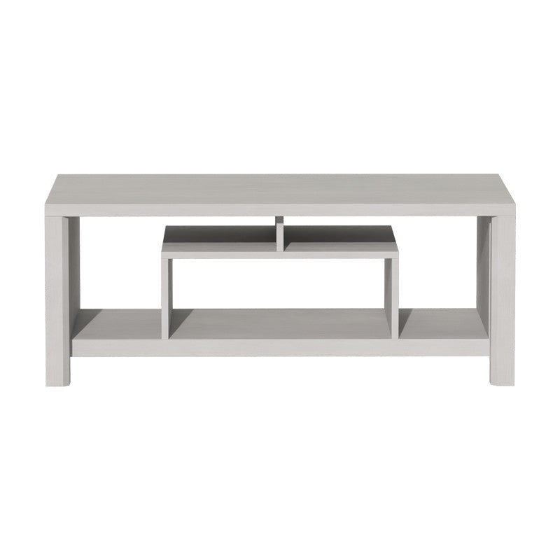 Table basse Tracy blanc gris 120x60x48,5 cm