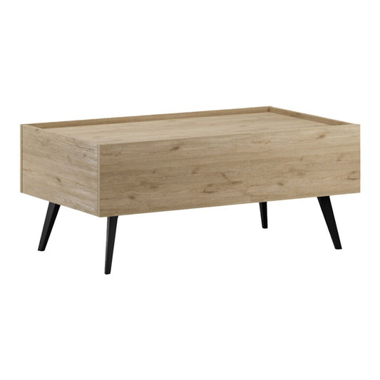 Table basse avec tiroir bois chêne 103x60x44 cm