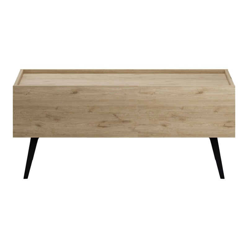 Table basse avec tiroir bois chêne 103x60x44 cm