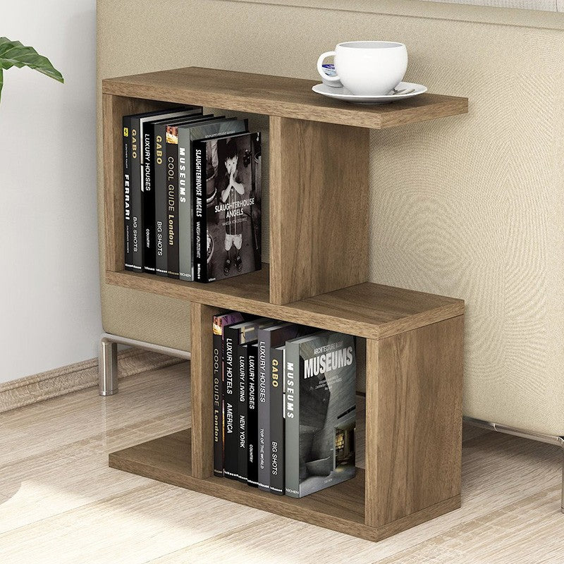 Table basse Zet bois noyer 45x17x51 cm