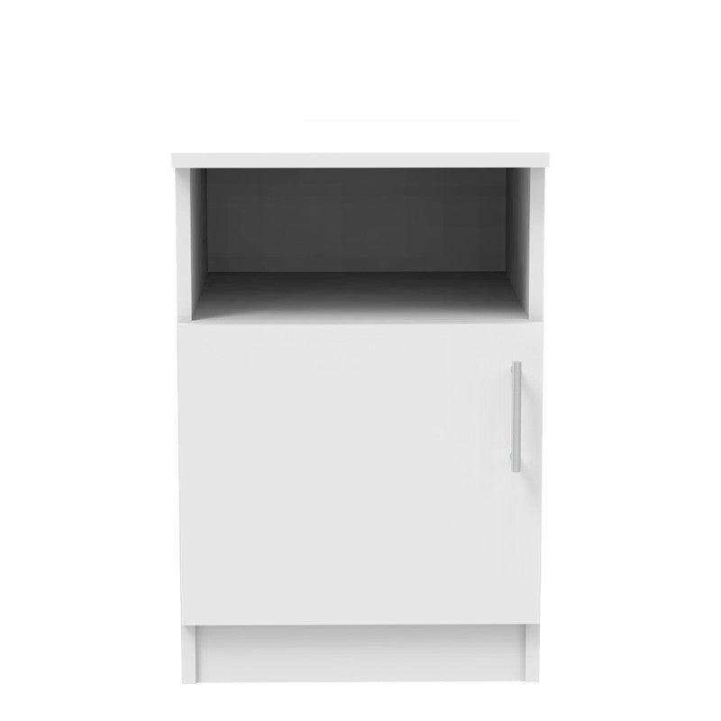 Table de chevet blanche 40x45x60 cm