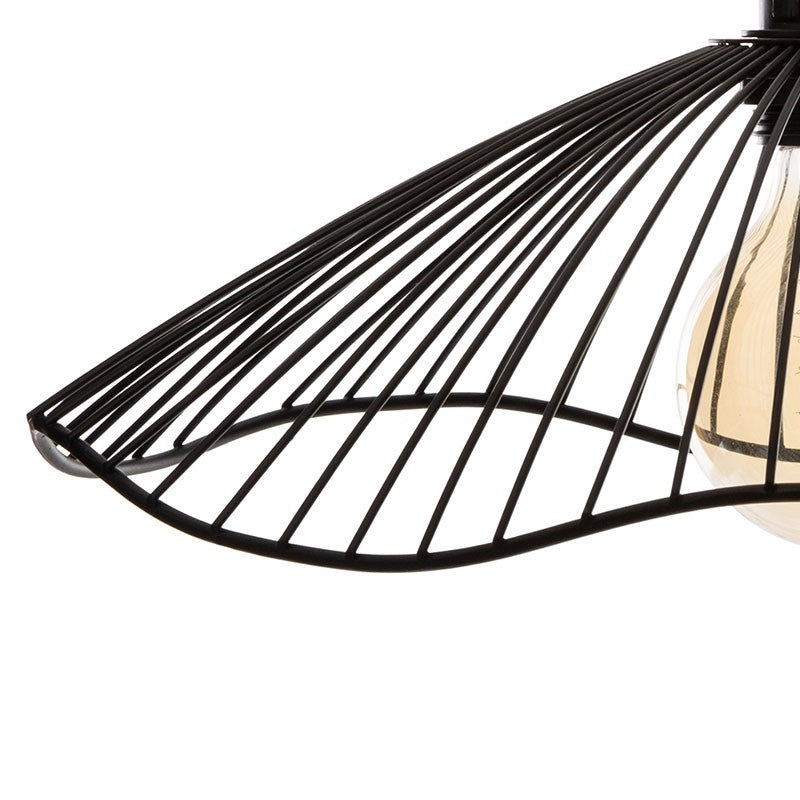 Suspension luminaire Plafonnier Galt Ε27 noir D34x15,5cm