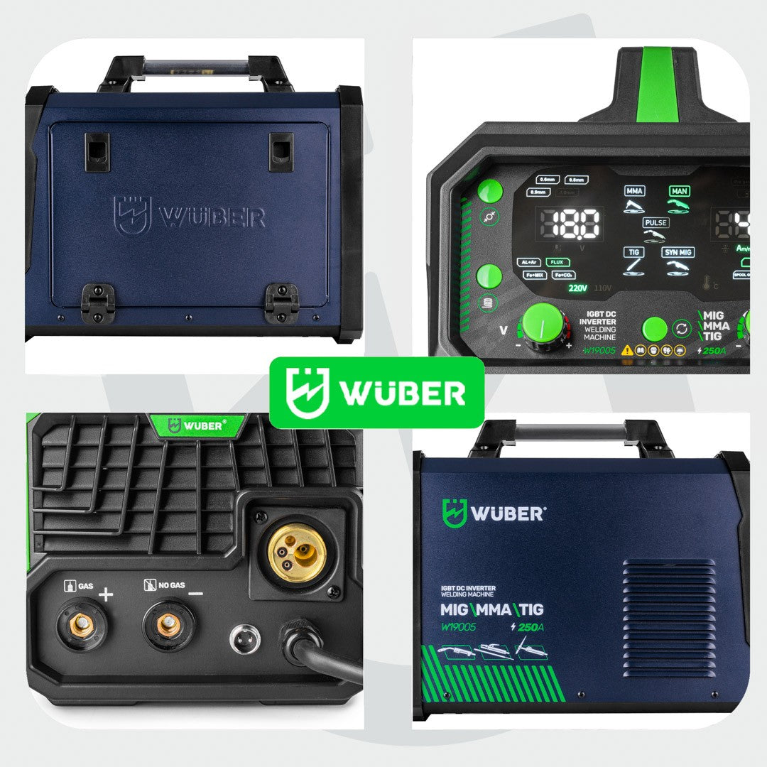 Machine poste  à souder à onduleur MIG FLUX MMA TIG MIG/MAG Wuber