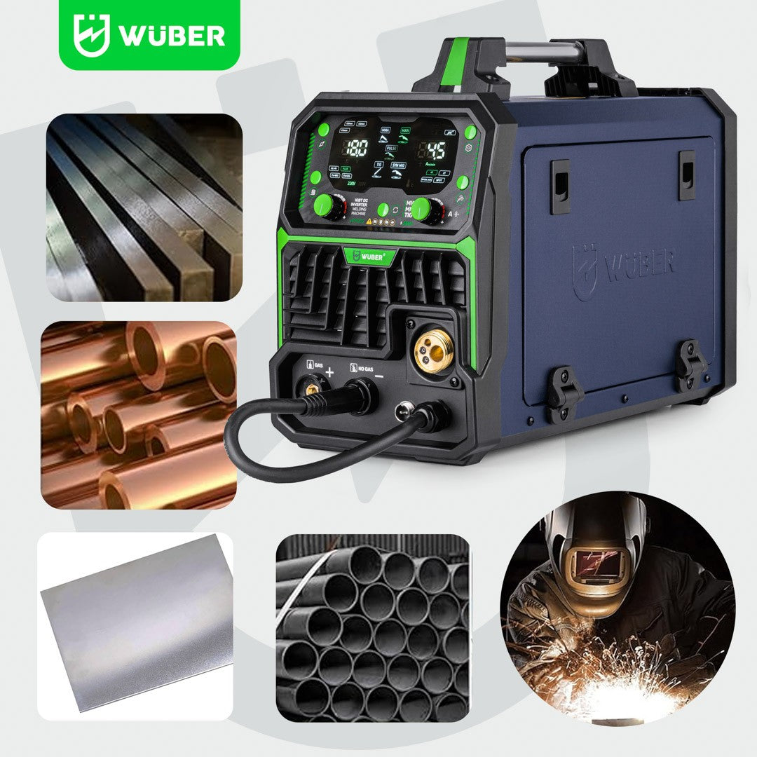 Machine poste  à souder à onduleur MIG FLUX MMA TIG MIG/MAG Wuber
