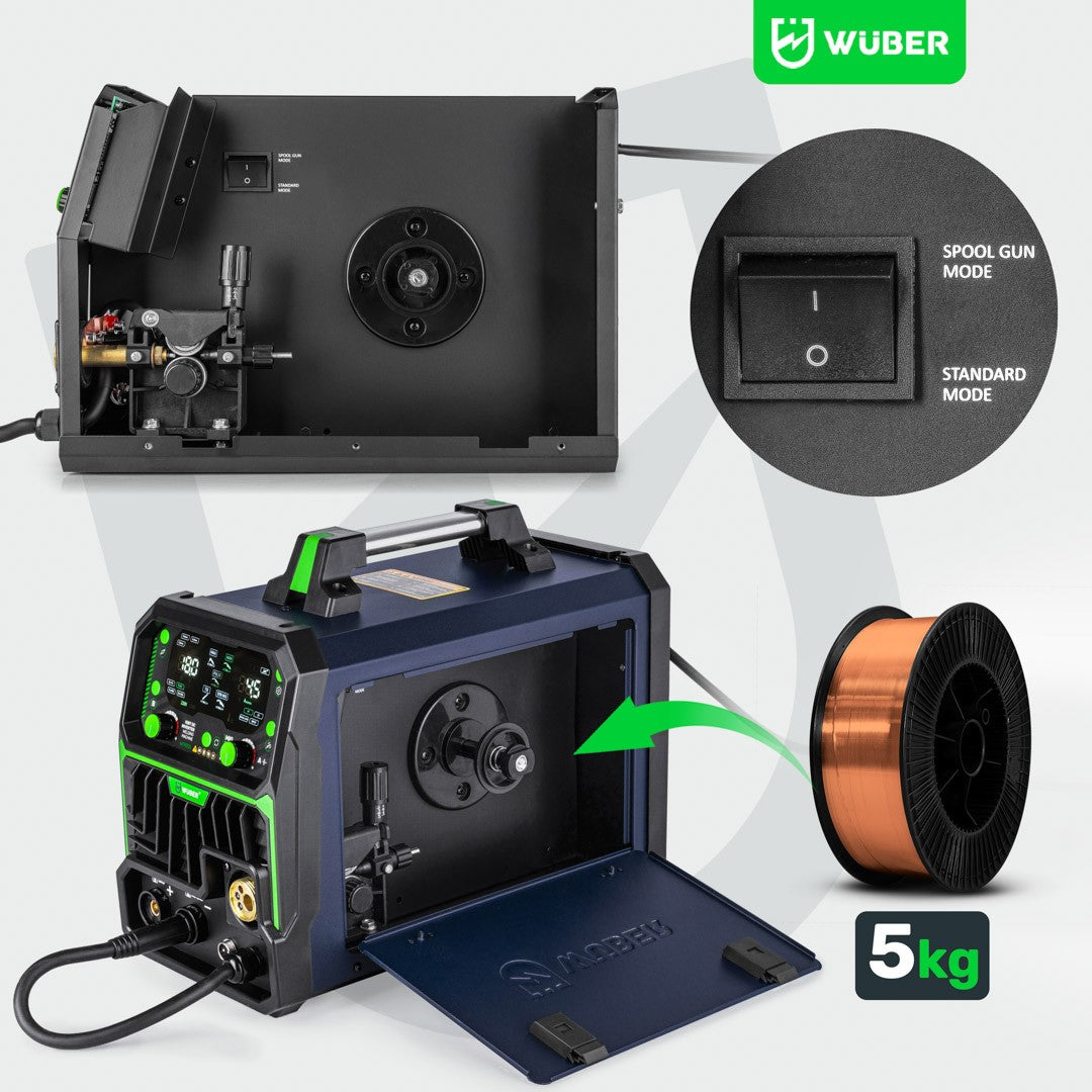 Machine poste  à souder à onduleur MIG FLUX MMA TIG MIG/MAG Wuber