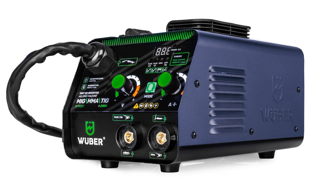 Machine poste  à souder à onduleur MIG FLUX MMA TIG Wuber