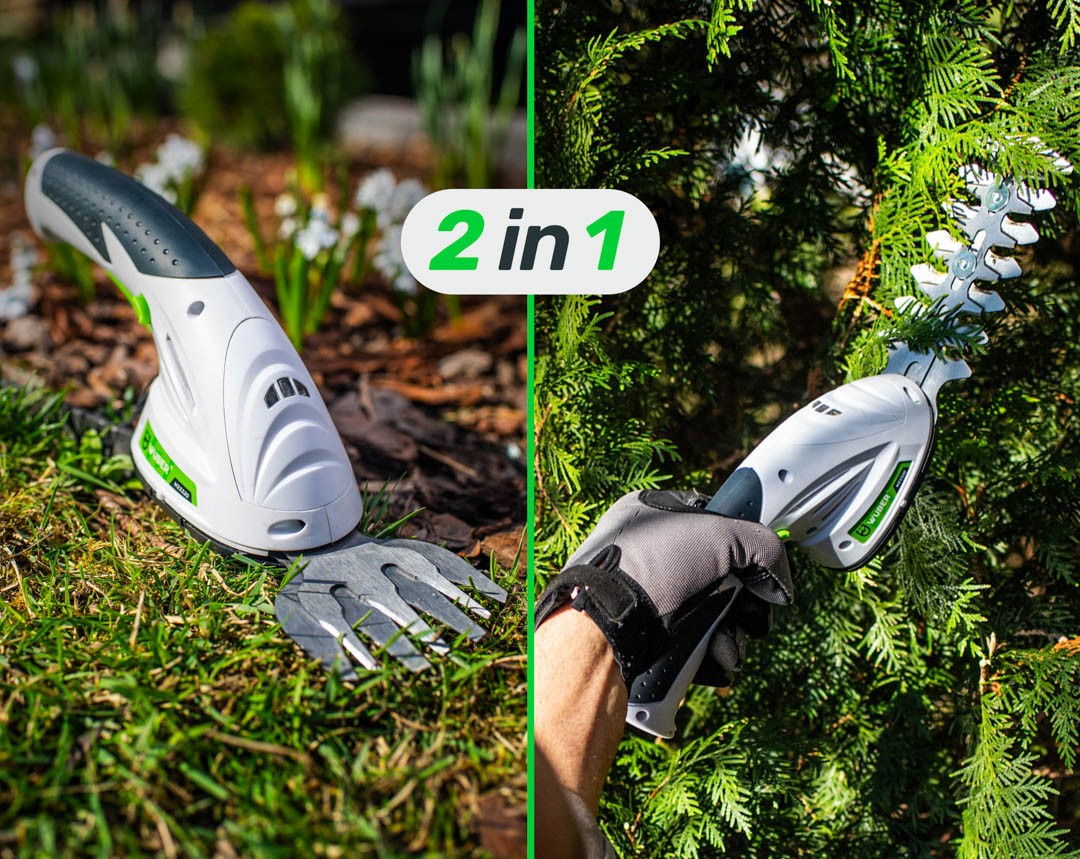 Mini Taille-haies et coupe-herbe sans fil Wuber 7,2 V