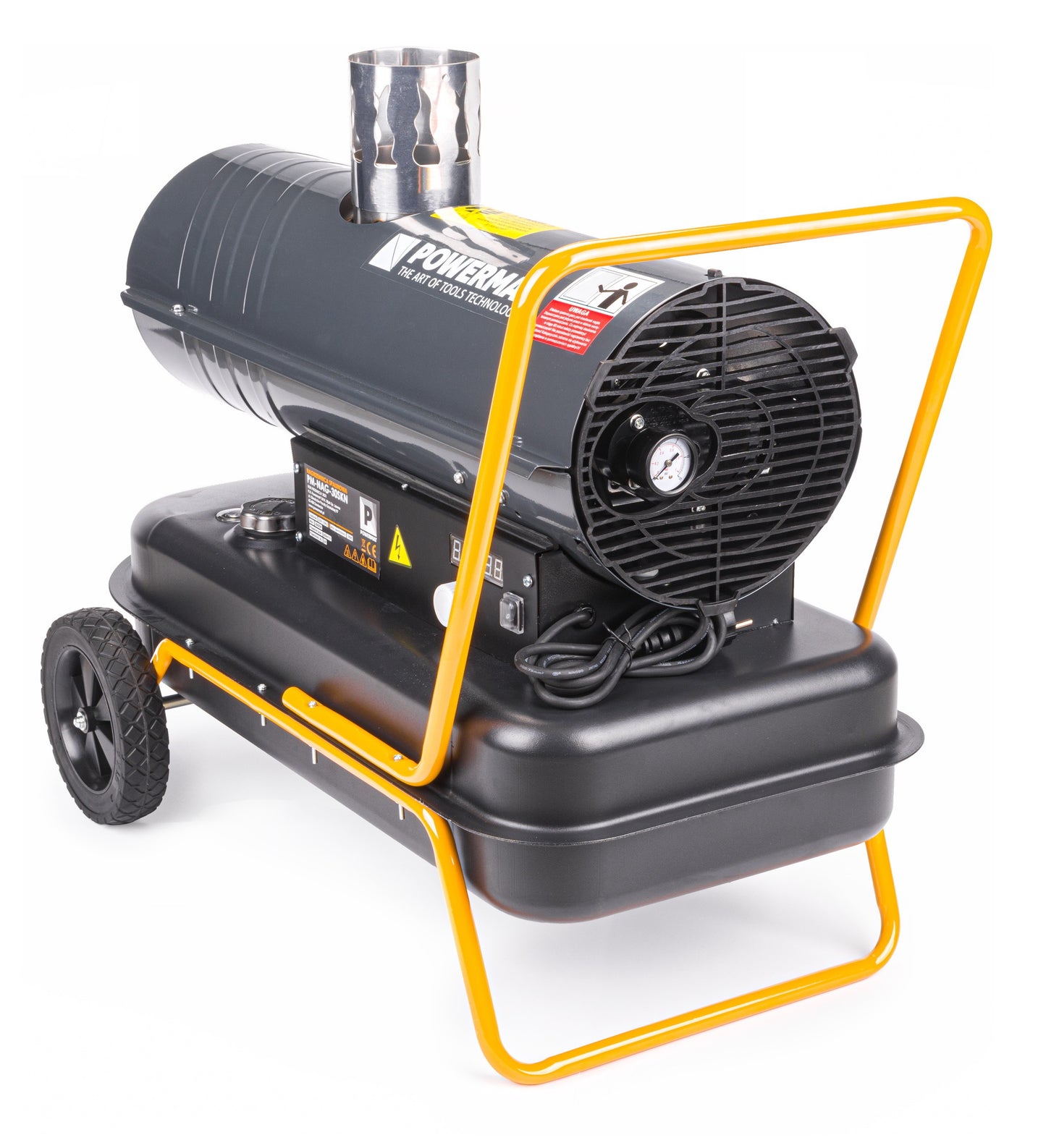 Canon à chaleur Chauffage soufflant gazole fiouln avec cheminée 30 kW