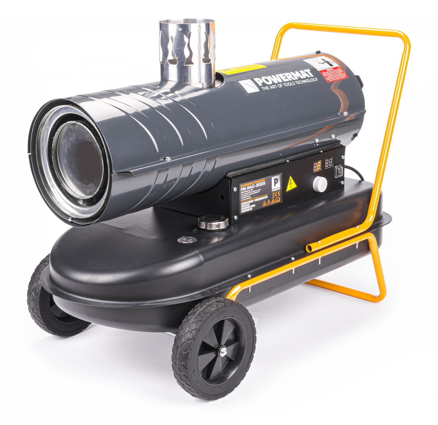 Canon à chaleur Chauffage soufflant gazole fiouln avec cheminée 30 kW