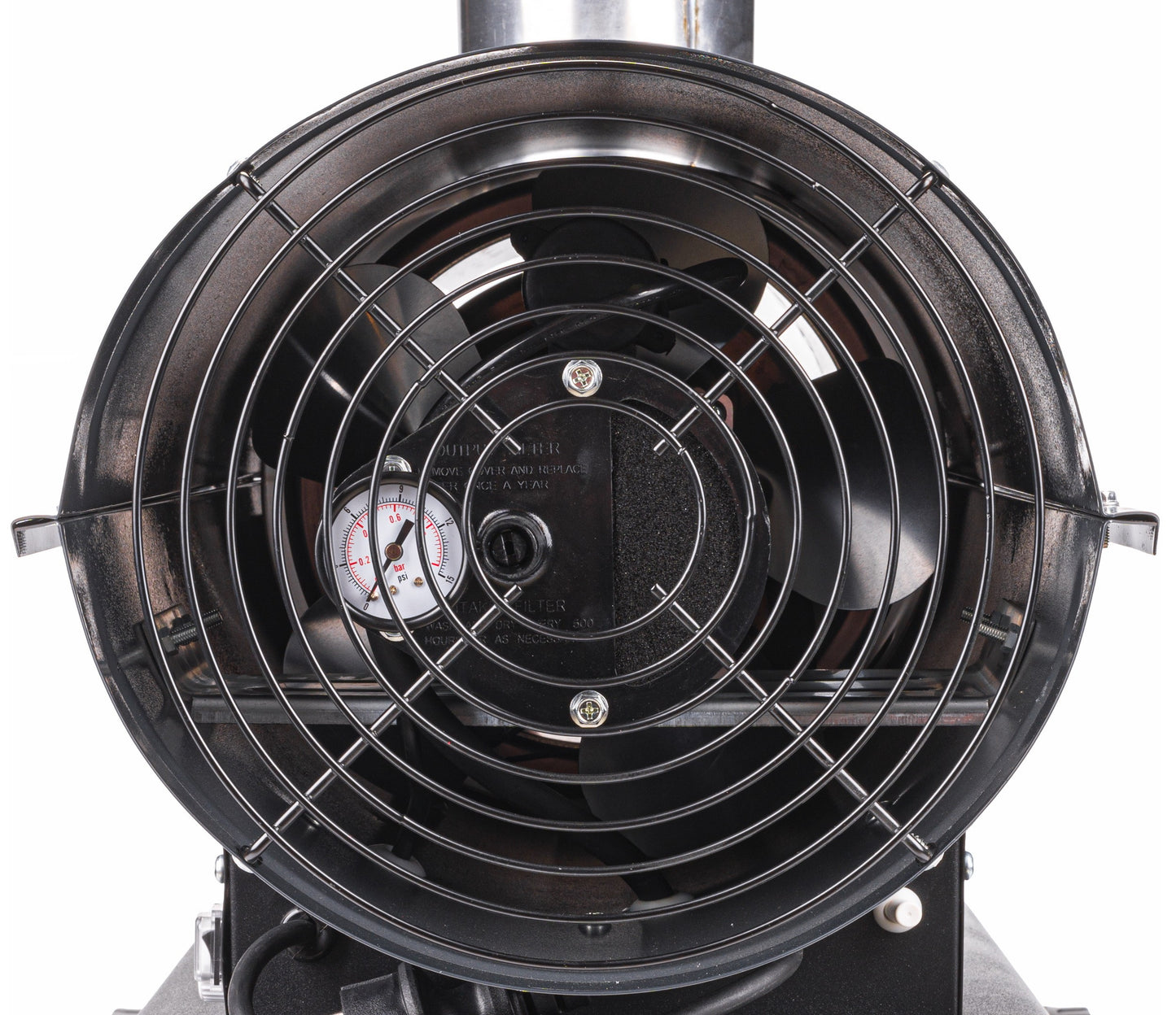 Canon à chaleur Chauffage chantier soufflant à combustion avec cheminée 40 kW