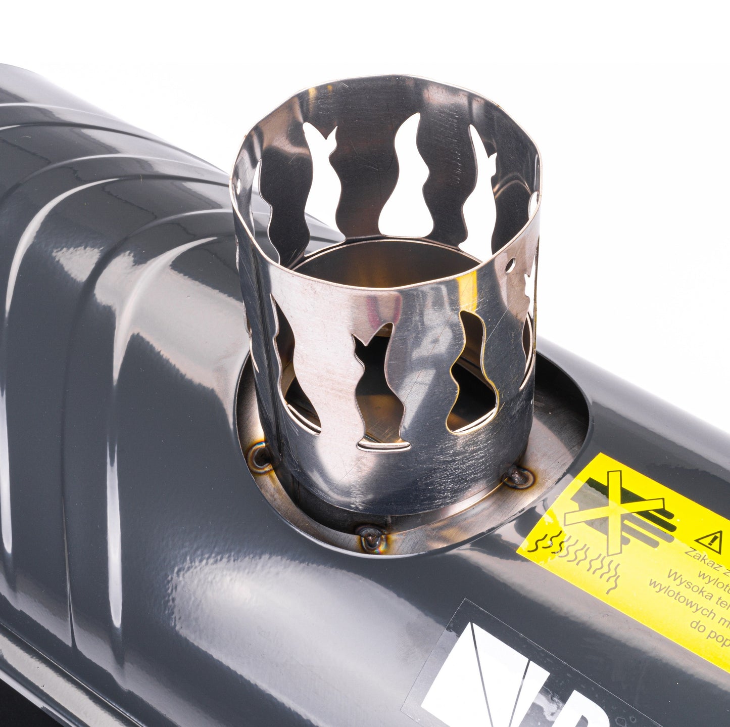 Canon à chaleur Chauffage chantier soufflant à combustion avec cheminée 40 kW