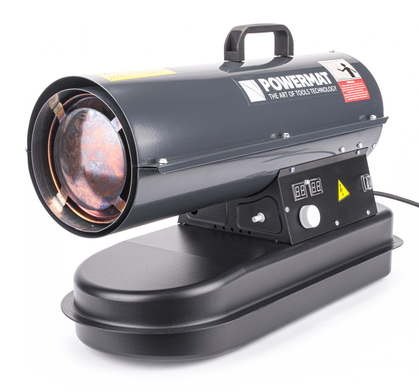 Canon à chaleur Chauffage soufflant à mazout écran LCD, 20 kW