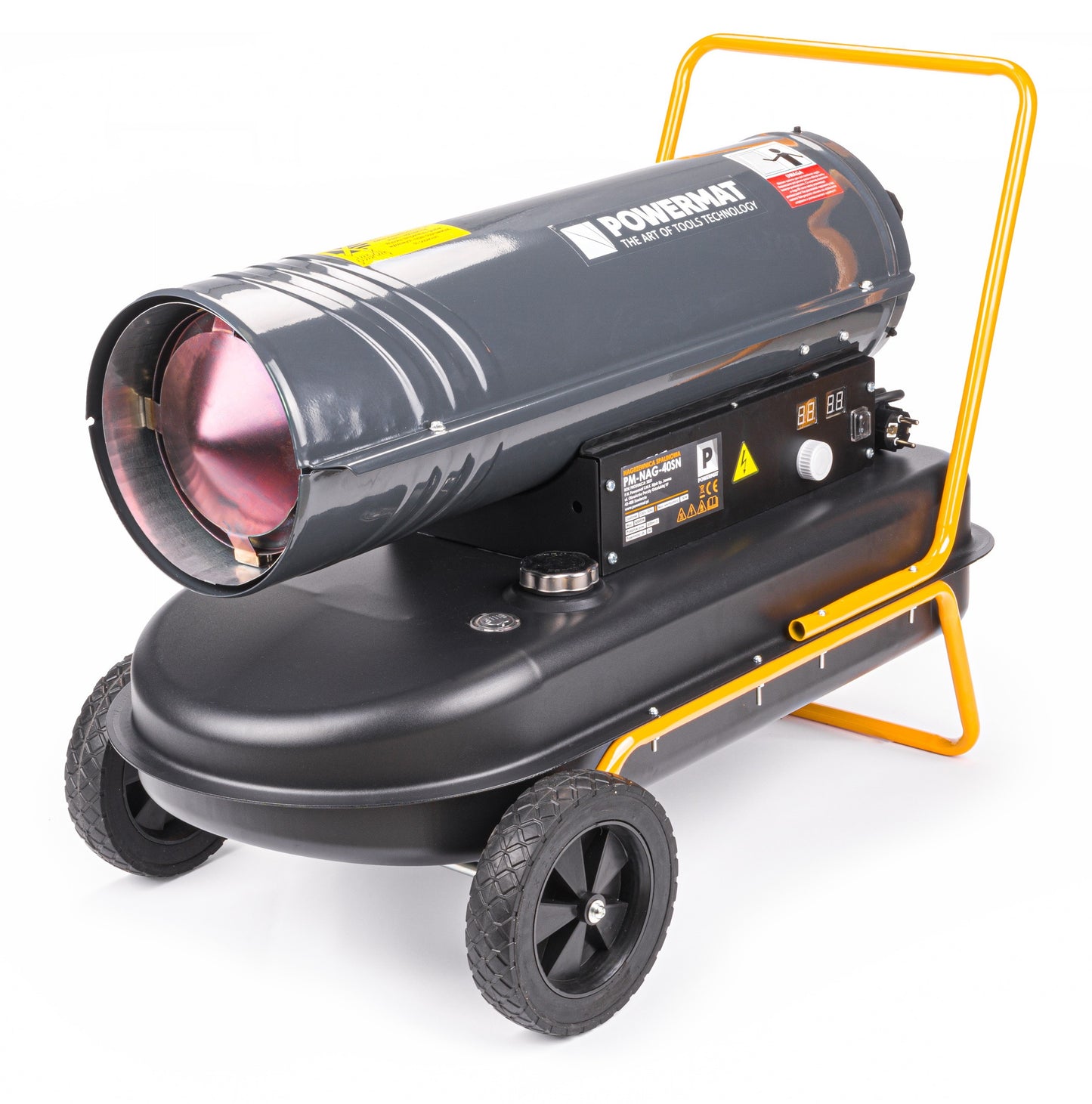 Canon à chaleur Chauffage soufflant à mazout écran LCD 40 kW