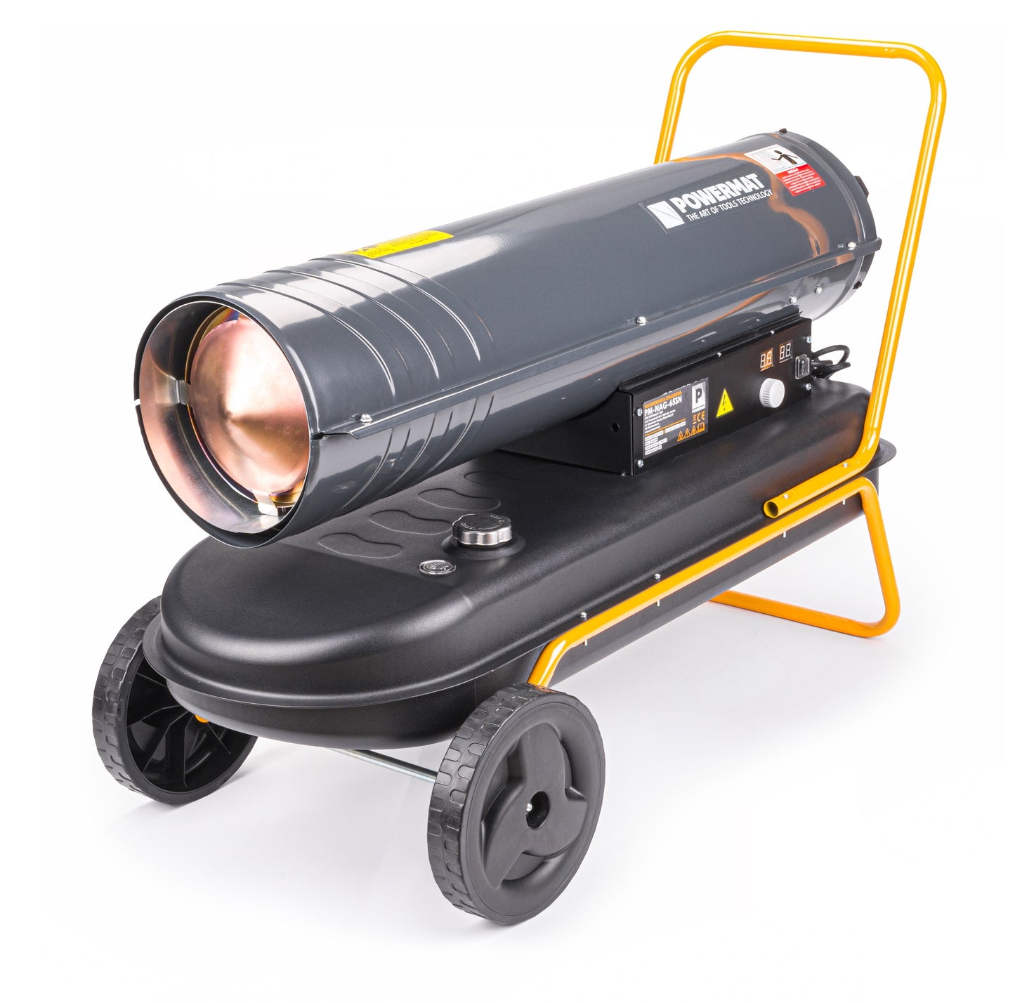 Canon à chaleur Chauffage soufflant à mazout, écran LCD, 65 kW