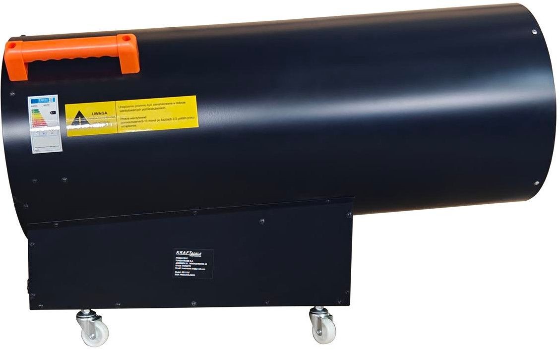 Canon à chaleur Chauffage chantier au gaz 100 kW + réducteur AUTOMAT