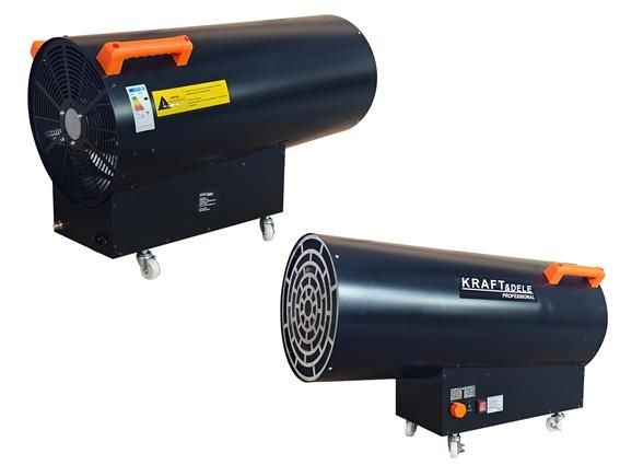 Canon à chaleur Chauffage chantier au gaz 100 kW + réducteur AUTOMAT