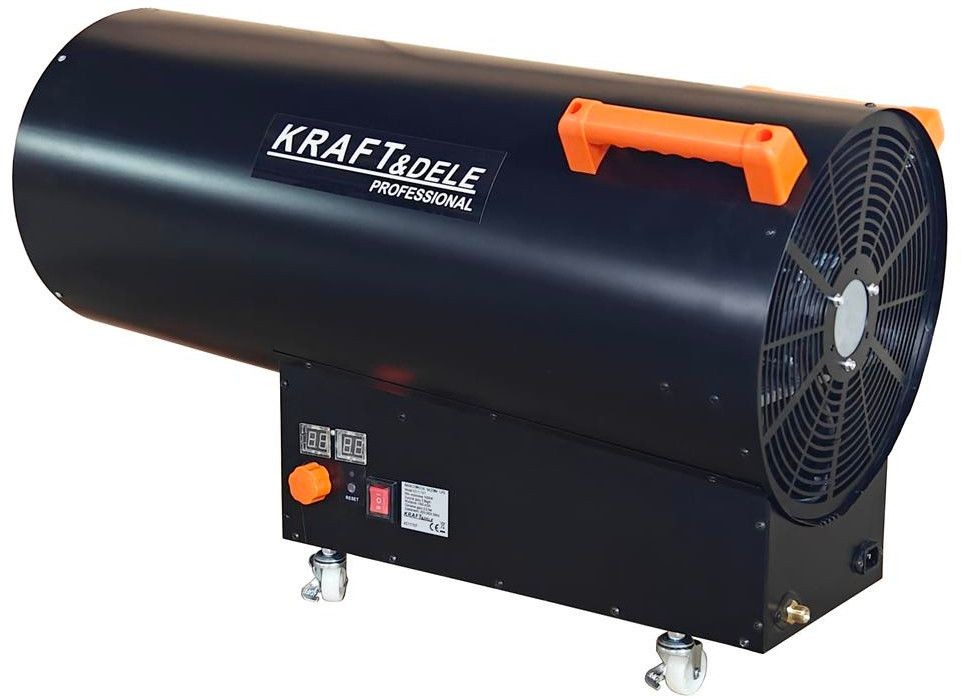 Canon à chaleur Chauffage chantier au gaz 100 kW + réducteur AUTOMAT