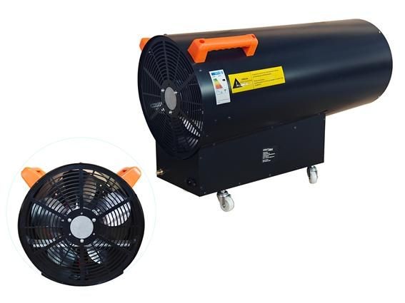 Canon à chaleur Chauffage chantier au gaz 100 kW + réducteur AUTOMAT