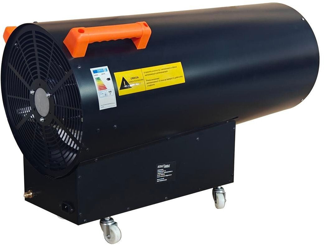 Canon à chaleur Chauffage chantier au gaz 100 kW + réducteur AUTOMAT