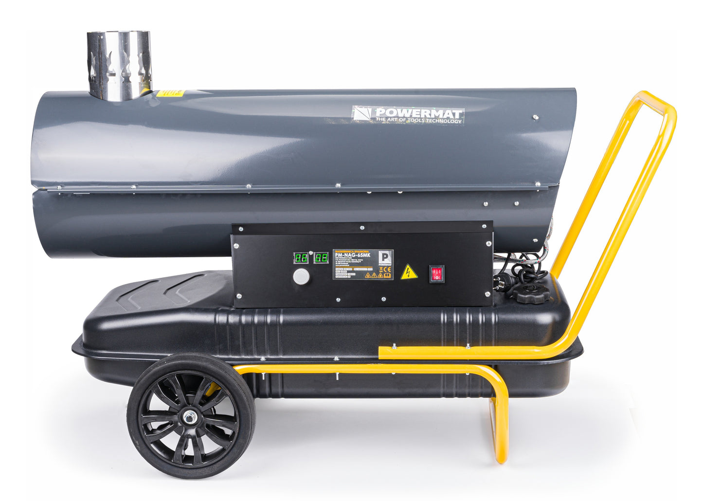 Canon à chaleur Chauffage chantier mazout 65 000 W 68 L