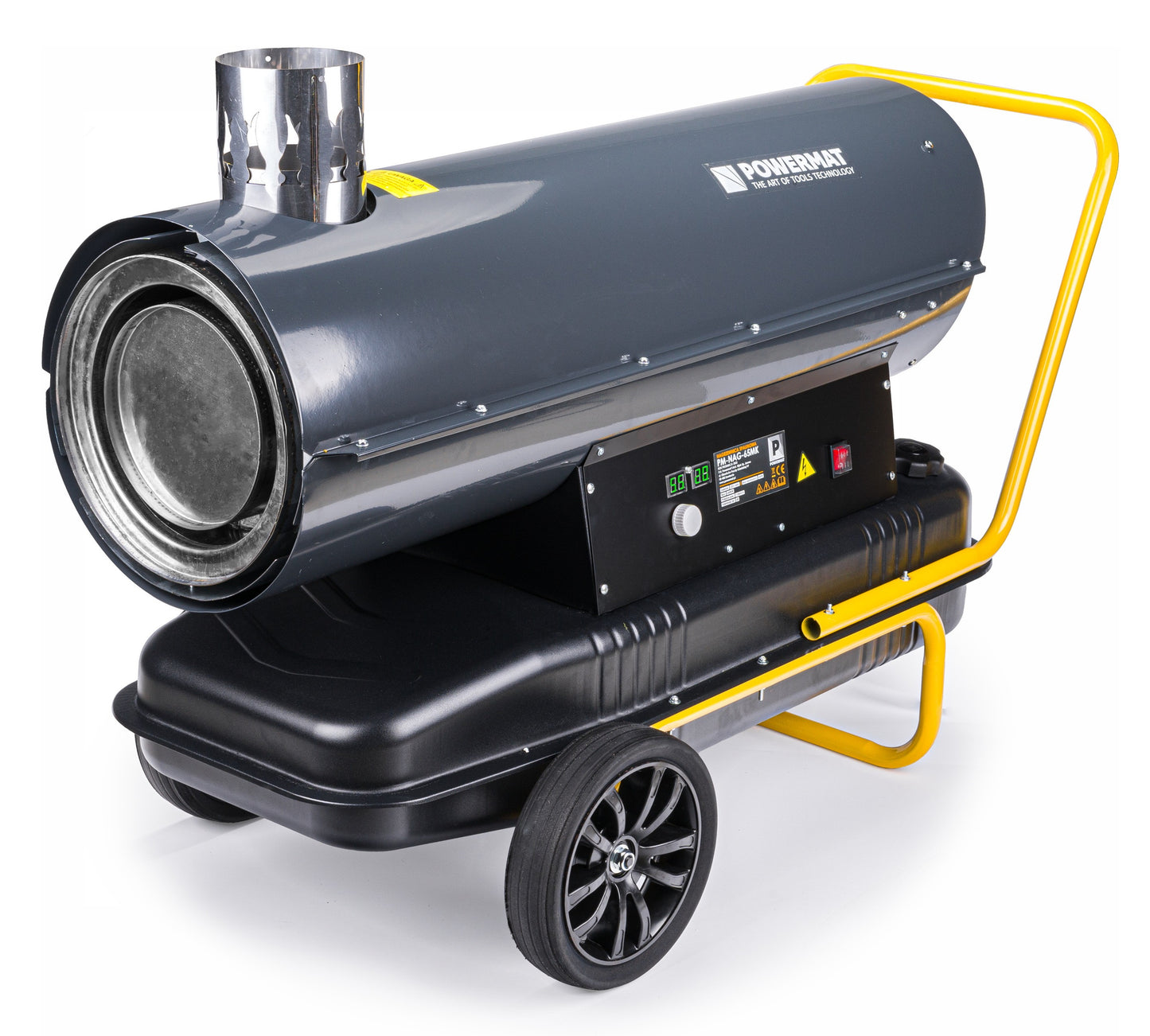 Canon à chaleur Chauffage chantier mazout 65 000 W 68 L