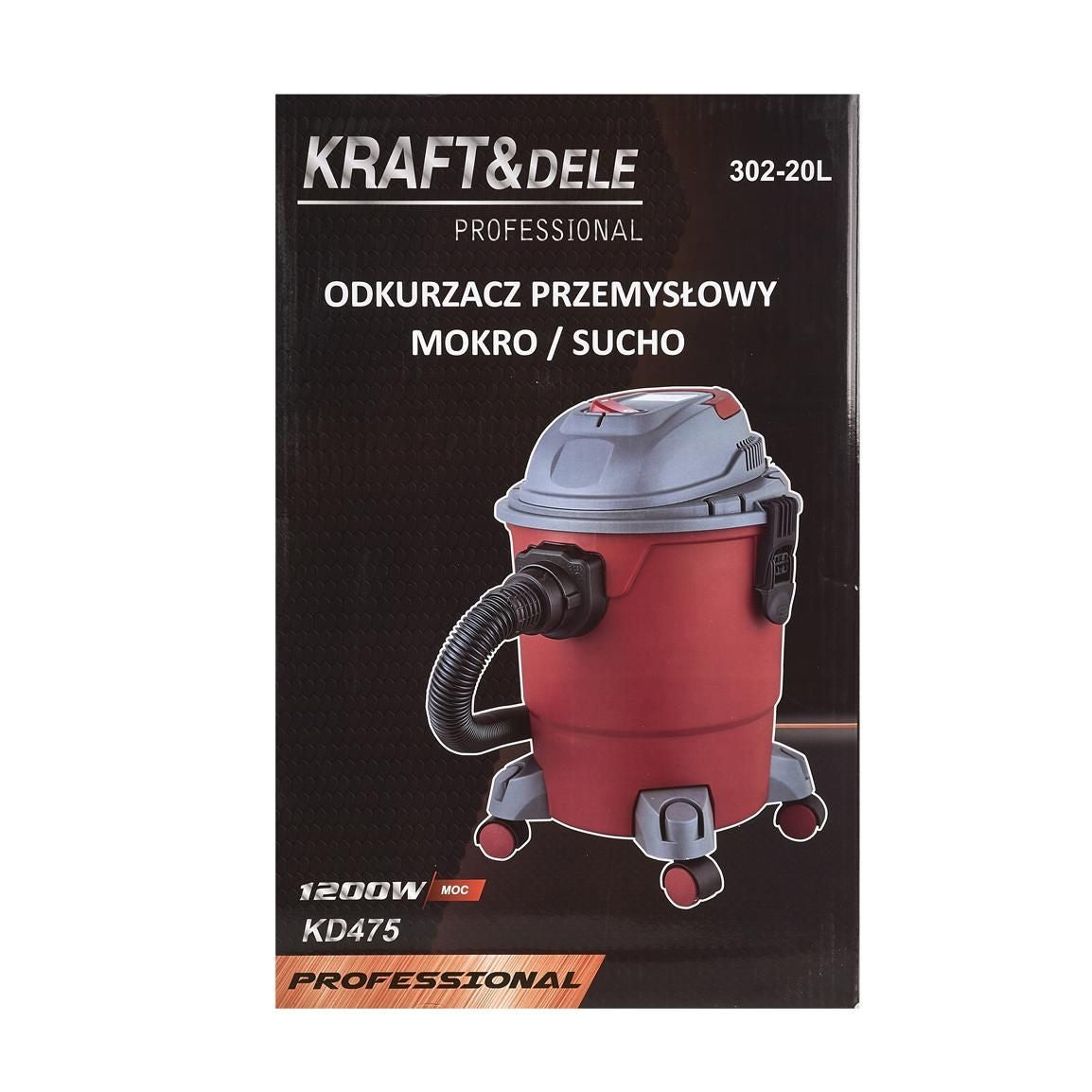 Aspirateur industriel 20L 1200W