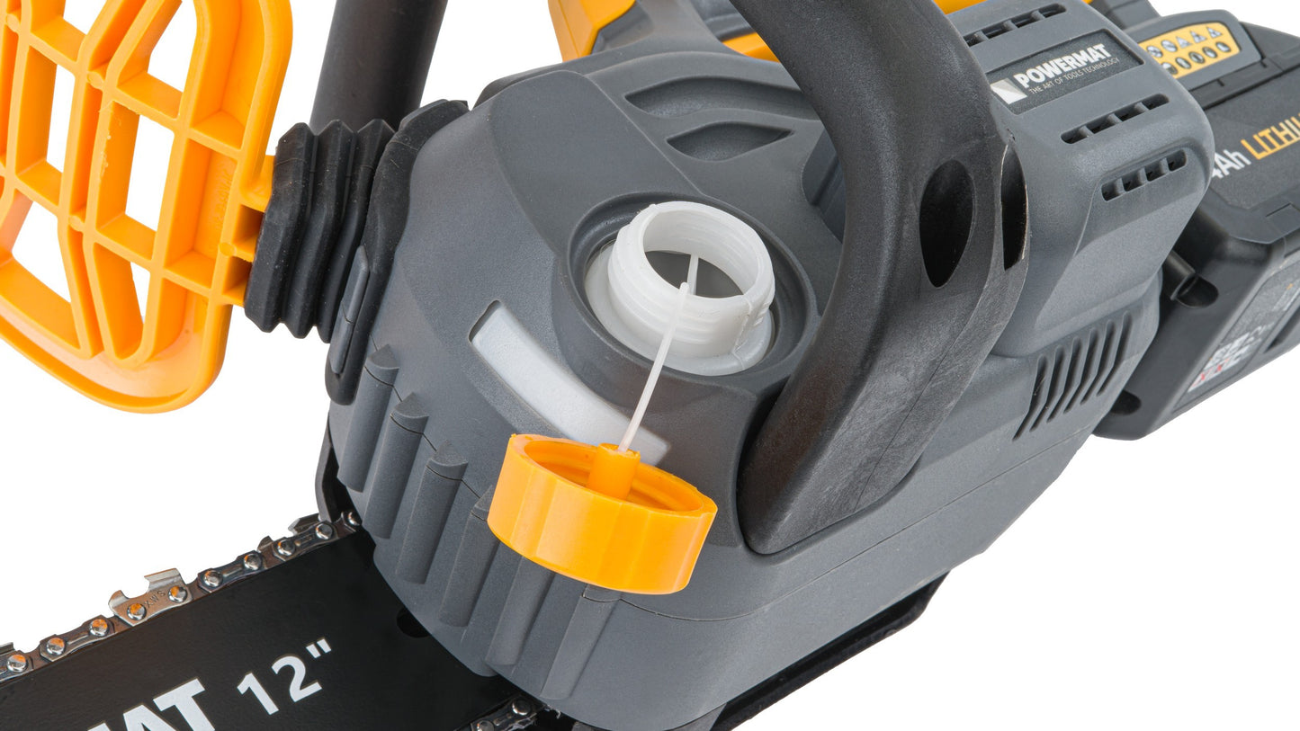 Tronçonneuse électrique 12"  + 2 batterie 21 V