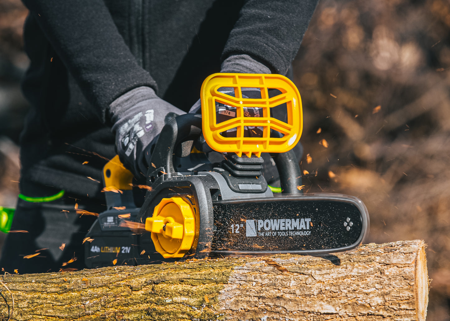 Tronçonneuse électrique 12"  + 2 batterie 21 V