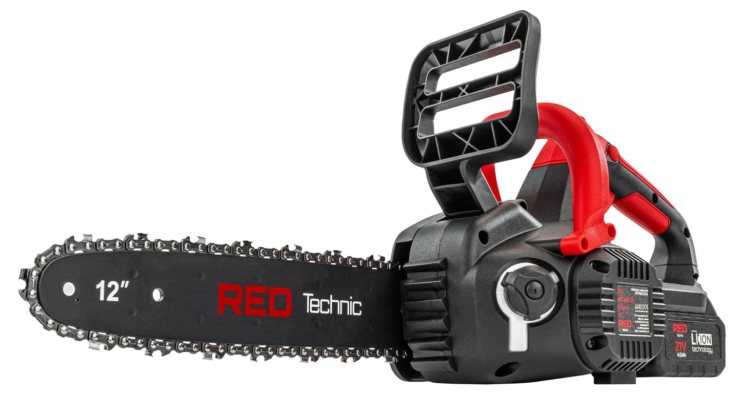 Tronçonneuse elecrique sur batterie 350W  30 cm  + 2 guides 2 batteries