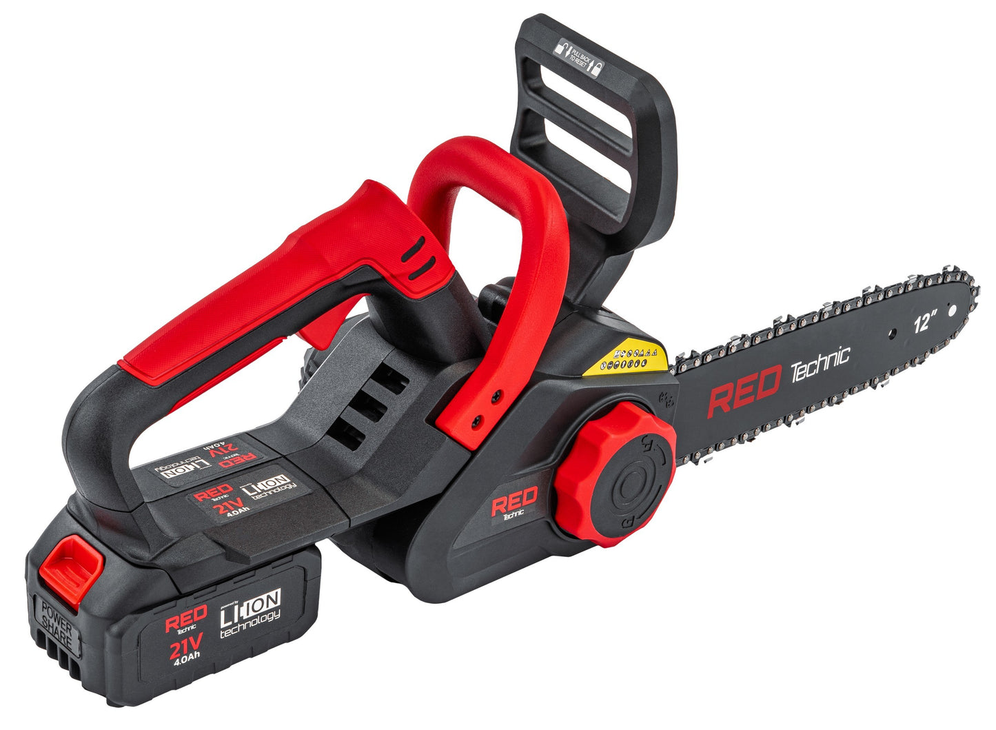 Tronçonneuse elecrique sur batterie 350W  30 cm  + 2 guides 2 batteries