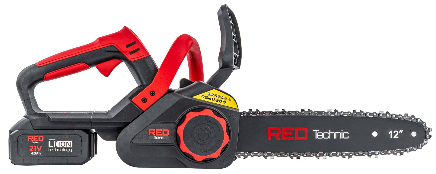 Tronçonneuse elecrique sur batterie 350W  30 cm  + 2 guides 2 batteries