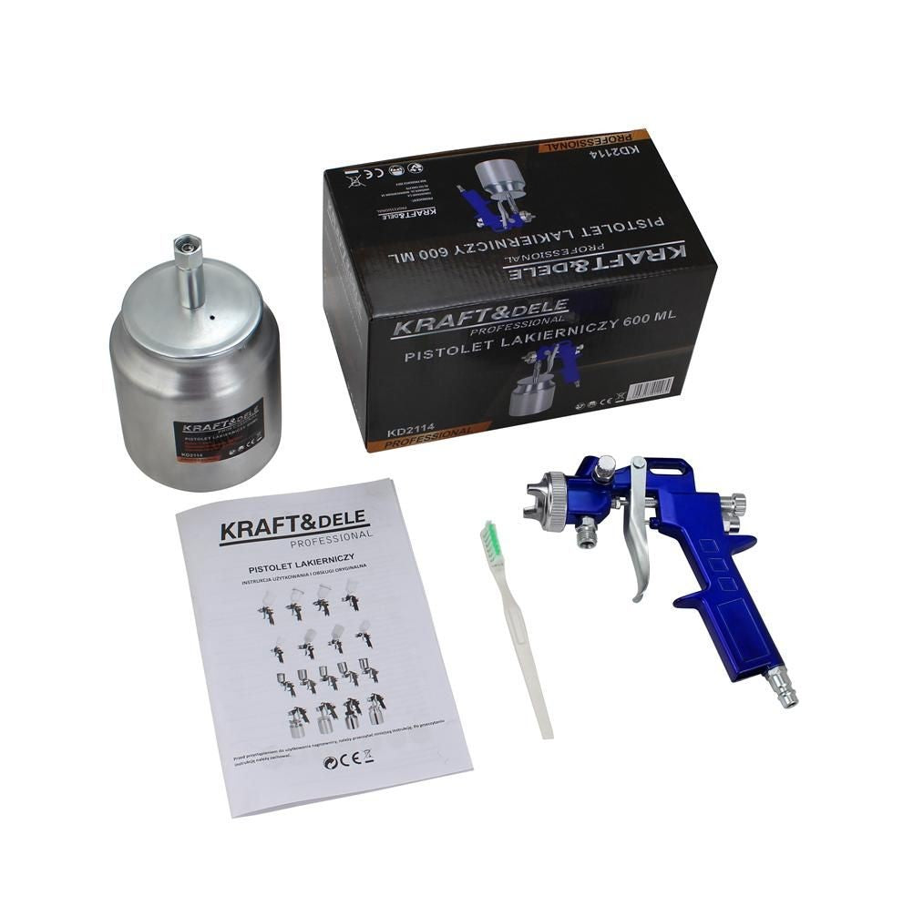 Pistolet à peinture 600 ml 3,5 - 5 bars