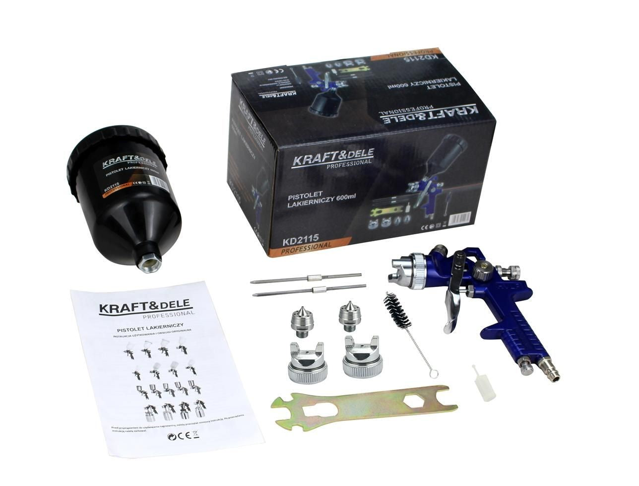 Pistolet à peinture 600 ml 2,0 - 3,5 bars