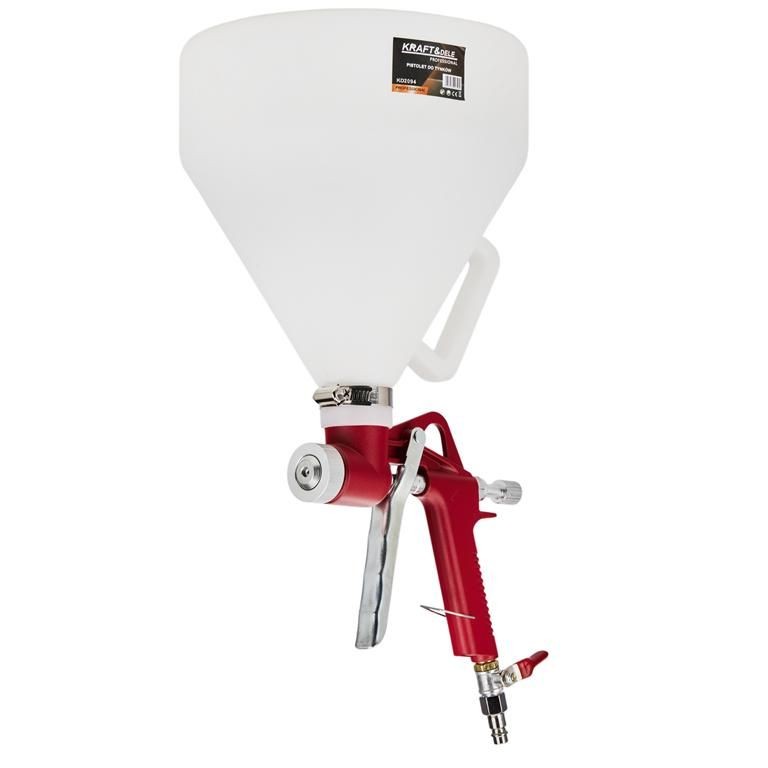 Pistolet à plâtre 5L + 3 buses