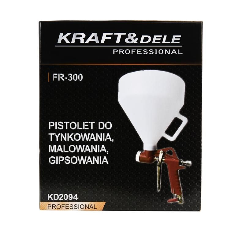 Pistolet à plâtre 5L + 3 buses