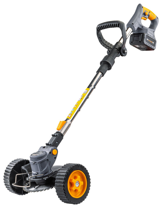 Coupe bordure électrique débroussailleuse avec roue sur batterie 1000 W