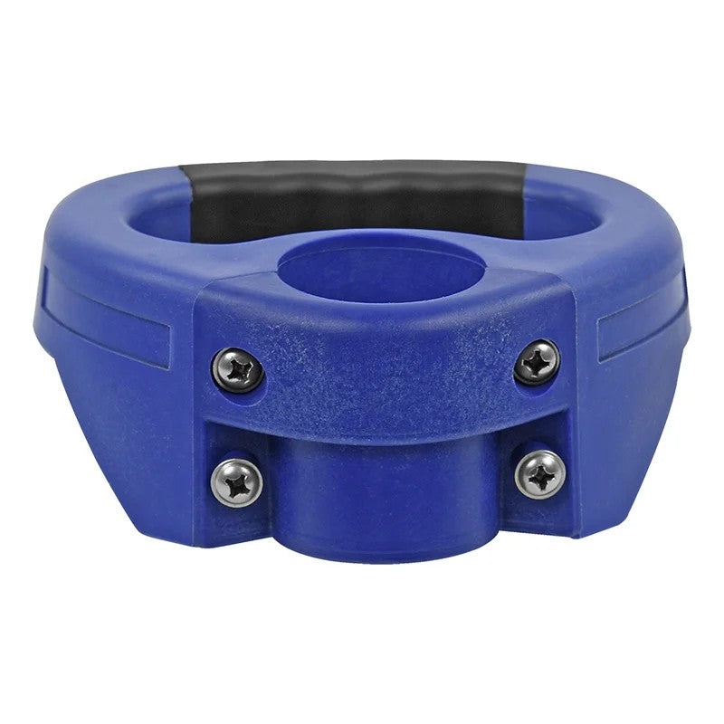 Poignée de manoeuvre bleu pour roue jockey de 48mm