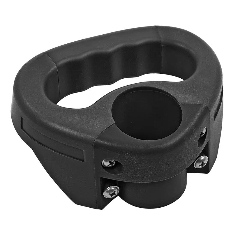 Poignée de manoeuvre noir pour roue jockey de 48mm