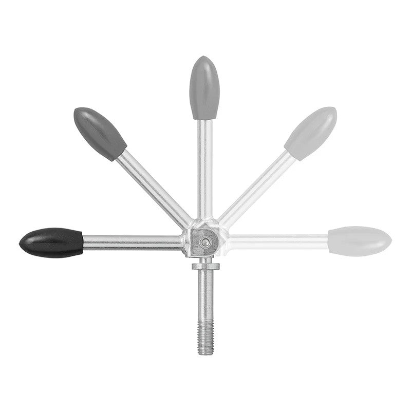 Poignée de serrage pivotante pour collier roue jockey 48 mm 341533 - 341536